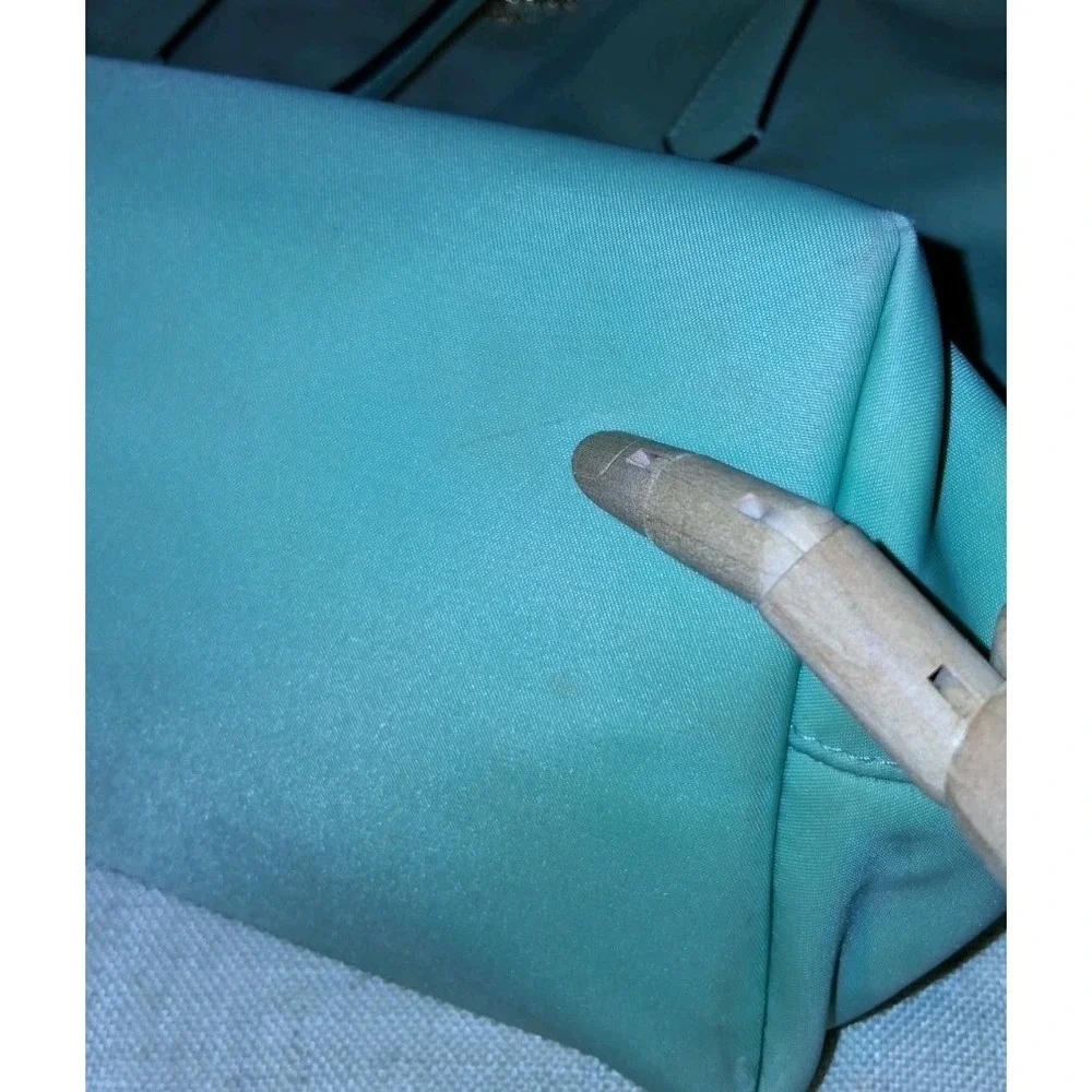 Kate Spade New York Mint‎ Green Nylon Tote with Dual Straps. 14×11×6.